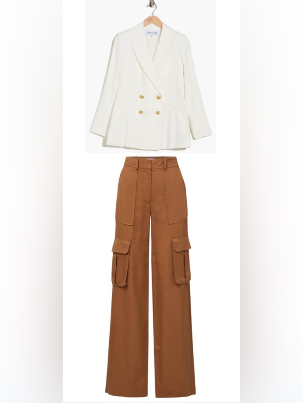 VERONICA BEARD SUIT: Dale Blazer Jacket Linen + Saul Pant Sz 0  NWT $1,193